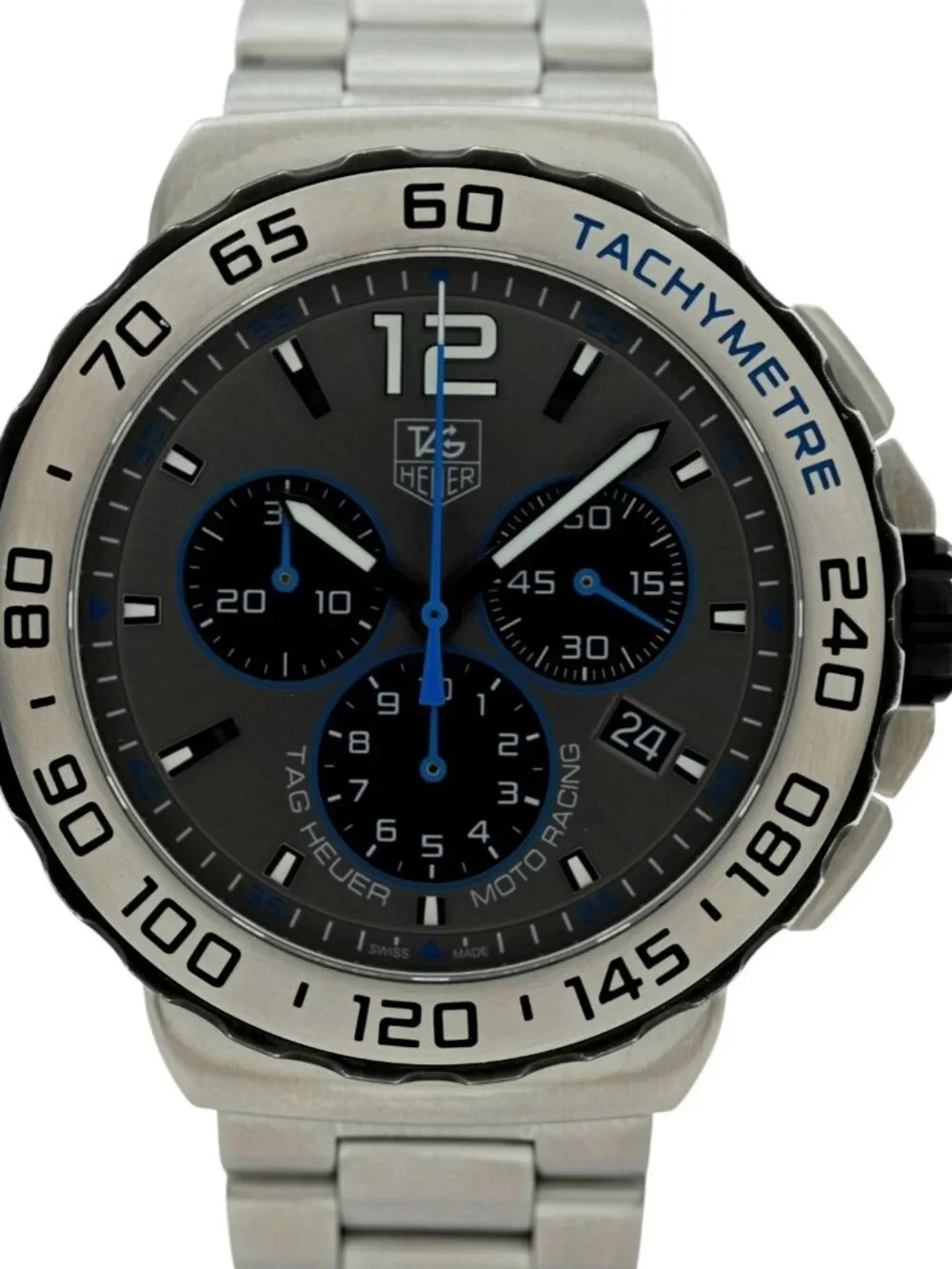 Tag Heuer 42mm Men's Formula 1 Quartz Chronograph Swiss SS Watch! Ref: CAU1119!